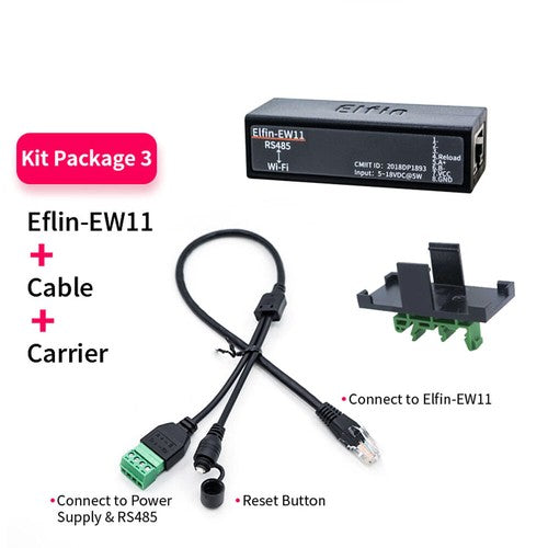 EW11-0 Wireless Networking Devices Modbus RJ45 RS485 To WIFI Serial Server DTU