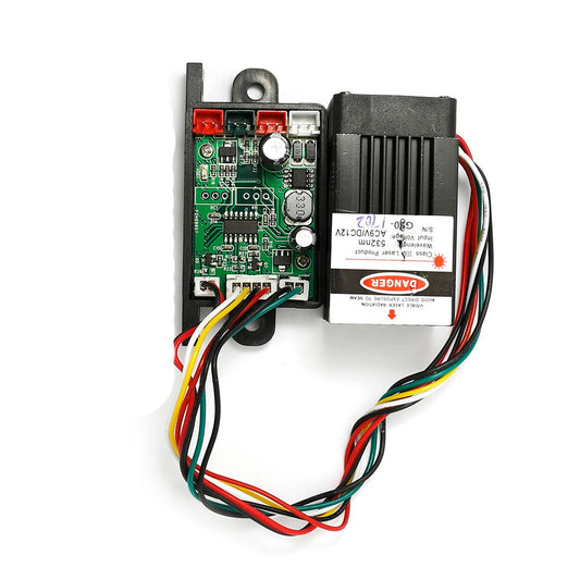 Fat Beam 532nm 60mW Dot Green Laser Diode Module Lights with TTL 12V