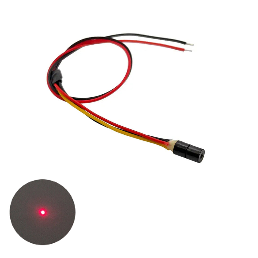 Φ4X8mm 650nm 0.5mW 1mW 5mW 9V-13V Red Light Dot Laser Module Positioning Light
