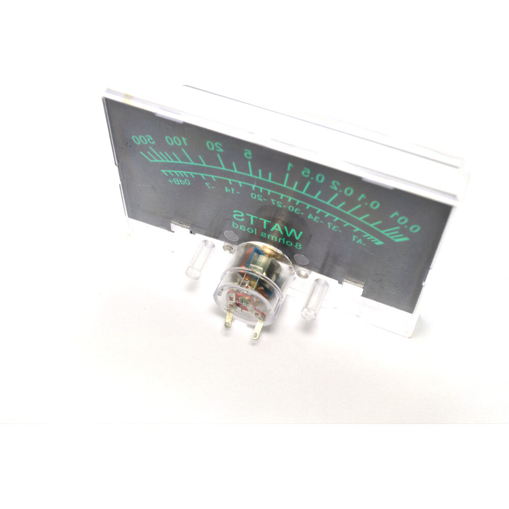 H-10050 Panel Meters Black And Green Background VU(DC 500uA) Audio Equipment Use