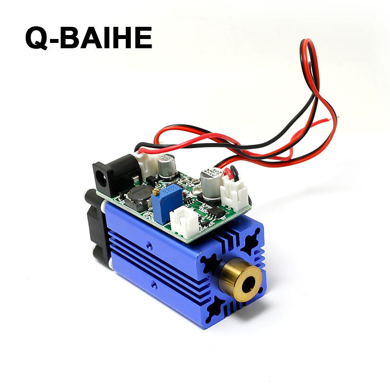405nm 150mW Violet/Purple Laser Dot Module 12V+ TTL+ Fan Cooling- Working Long