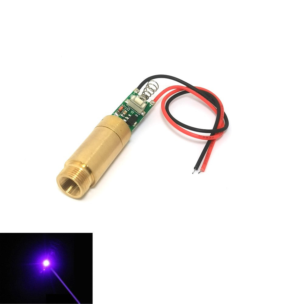 405nm 100mW Violet/Blue Dot Laser 3.0~3.7V Positioning Laser Lamp Light Source