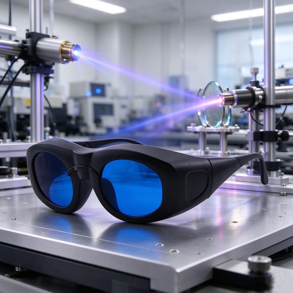 600-1100nm OD6+ Laser Protective Goggles, 635nm 808nm 980nm 1064nm YAG Infrared Laser Safety Glasses
