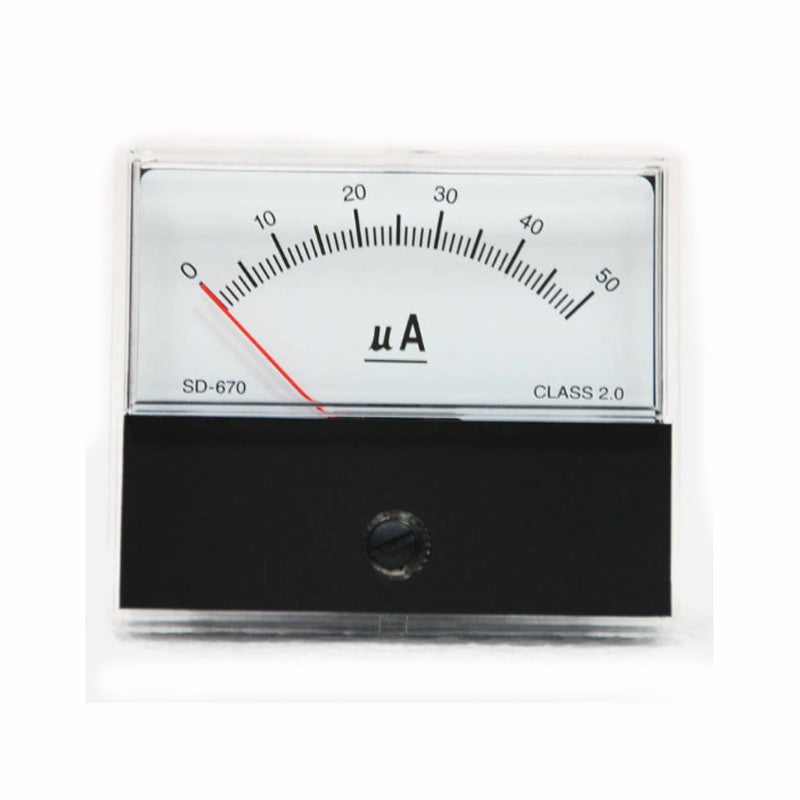 1pc Panel Meter SD-670-0-50(DC50uA) 60x70mm