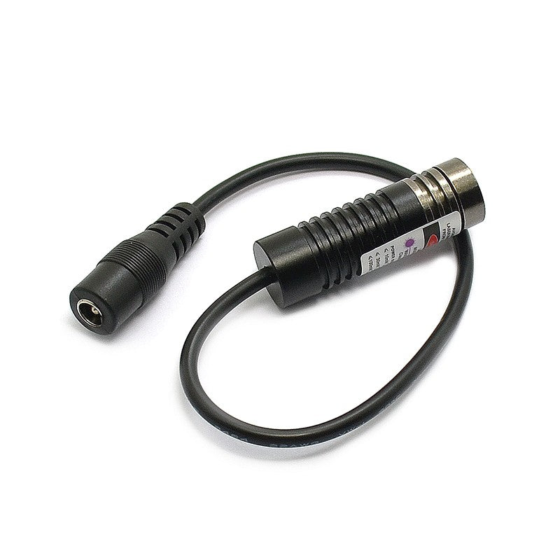 14.5x45mm 405nm 50mW Dot Line Cross Violet Adjustable Laser Module w/Adapter
