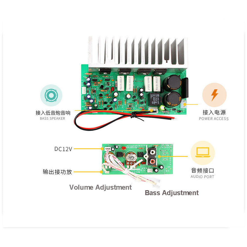 New 350W subwoofer power amplifier board mono power amplifier board finished DIY
