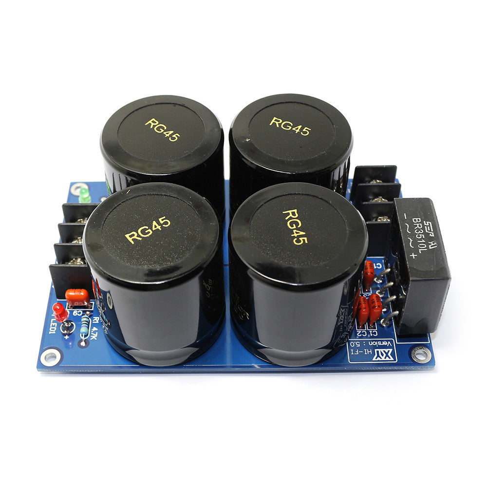 35A Audio Power Supply Amp Board 10000uf *4 50V Diode Rectifier