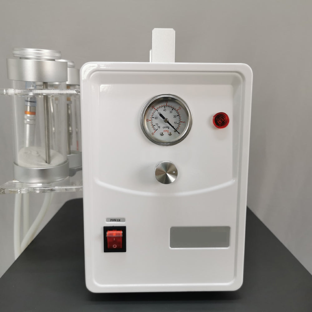 2‑in‑1 Desktop Diamond Microdermabrasion Machine | Facial Peeling Cleansing Beauty Device White 110‑240V