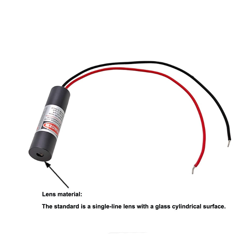 12V-24V Φ16X60mm 532nm 20mW 50mW 80mW Green Fixed Focus Dot Line Laser Module