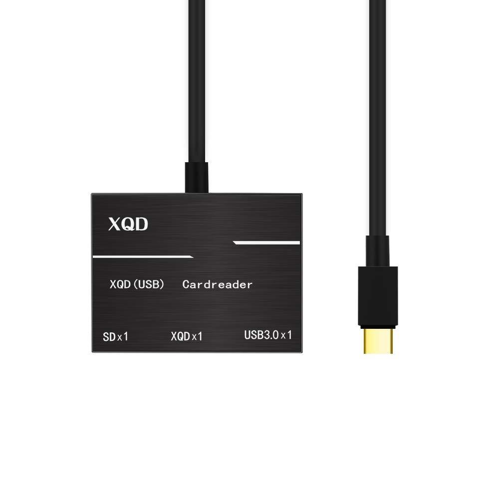 XQD Card Reader SD Card Reader high Speed Card Reader Type-C Connector USB3.0HUB
