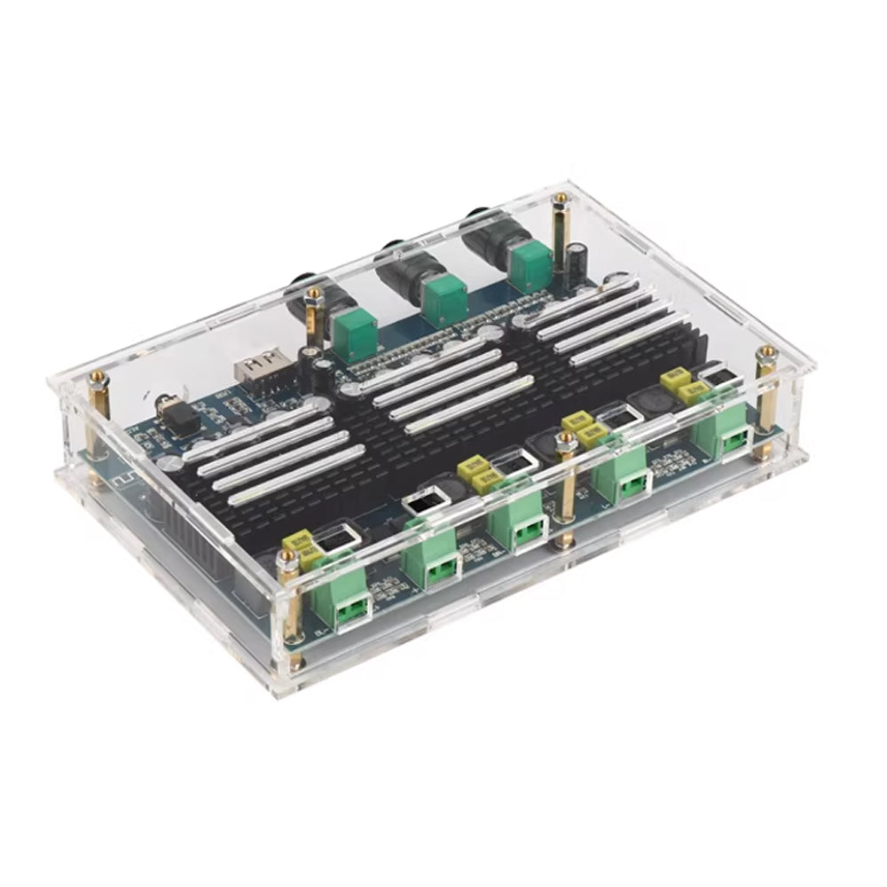 2x50W  2x100W Bluetooth Digital Power Amplifier Board 4 Channel Dual Bass Stereo