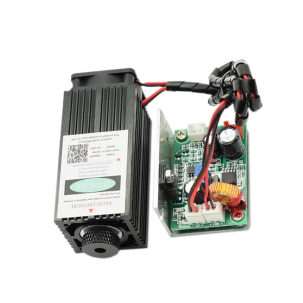 450nm High Power 12V Laser Module Blue Laser Engraving Machine Accessories w/TTL