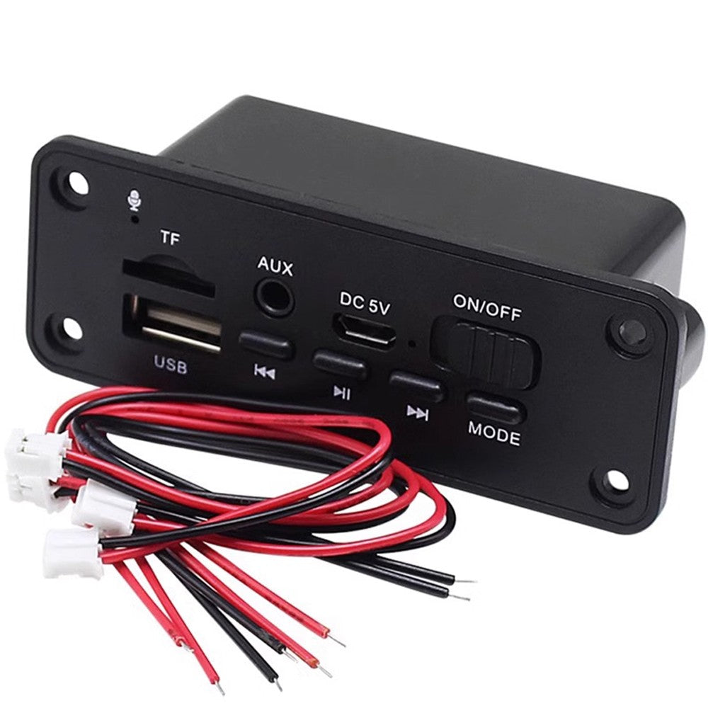 Bluetooth MP3 Decode Board 2*5W Supports Hands-free Calling FM/USB/TF/AUX Player