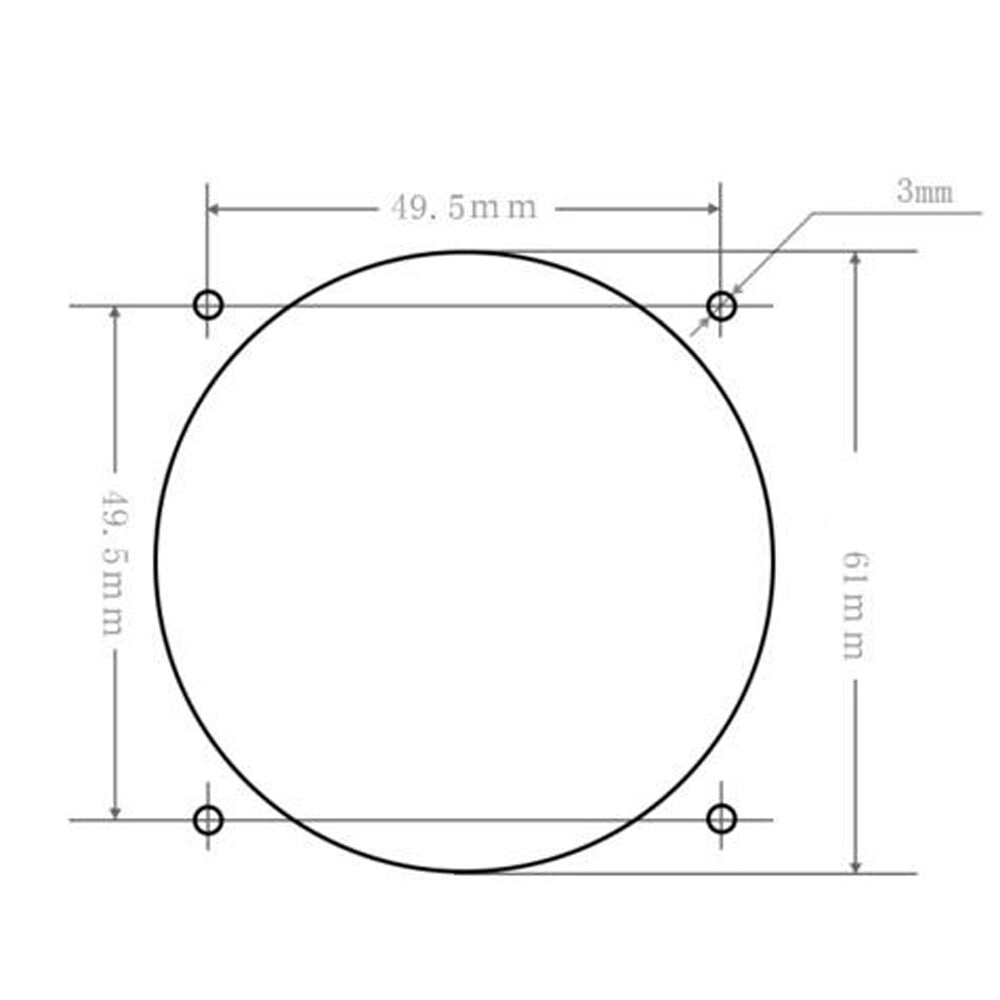 High Precision Temperature Controller Circular Digital Display Thermostat Round