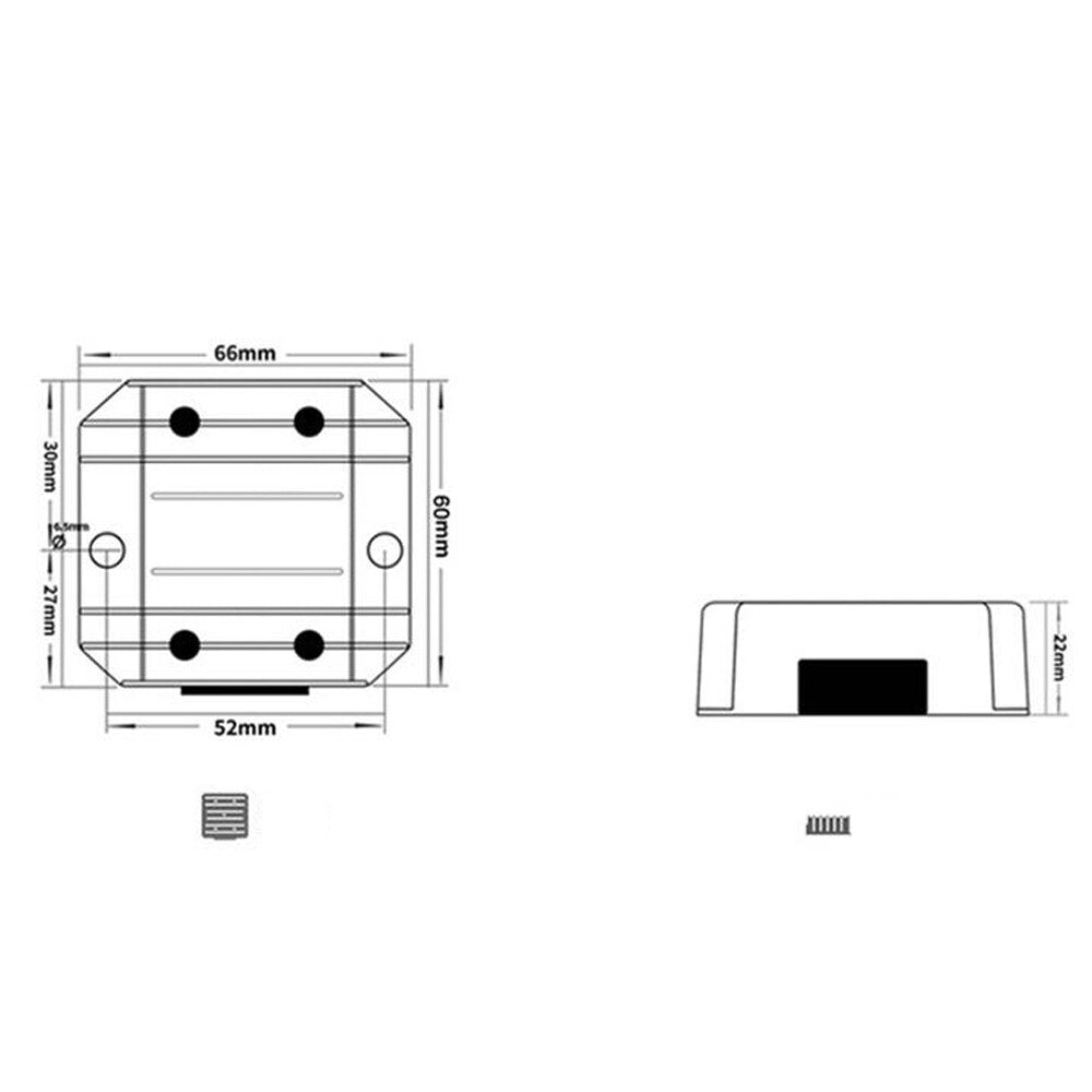 12V To 5V Car Power Converter 5.5-32V To 3-27V DC-DC Step Down Output Adjustable