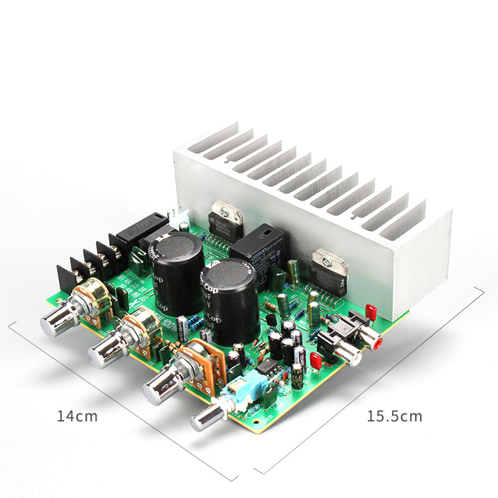 Dual TDA7294 HIFI 2.0 Stereo 100W +100W Audio Power Amplifier Board RCA Tone DIY