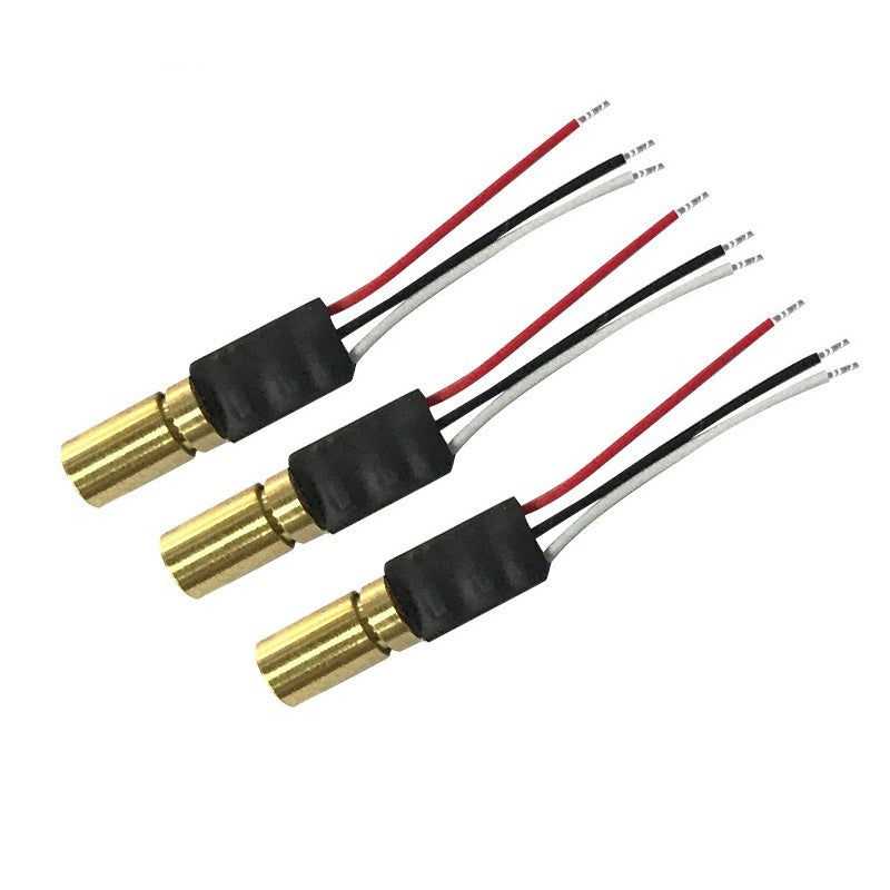 635nm 1-10mW Red Laser Diode TTL Modulation 50KHZ Plastic or Glass Lens Optional