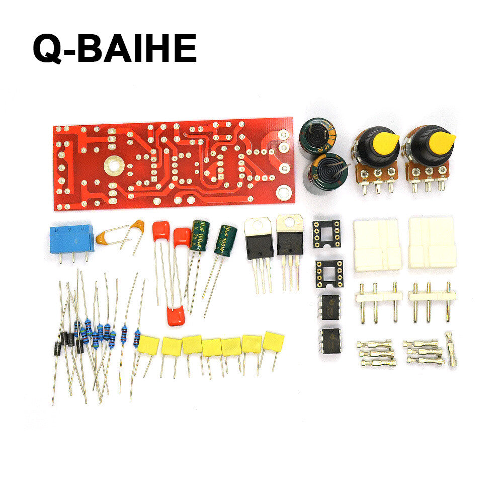 Low-Pass Filter Preamplifier AC 12-15V DIY Kit Dual Subwoofer Connected
