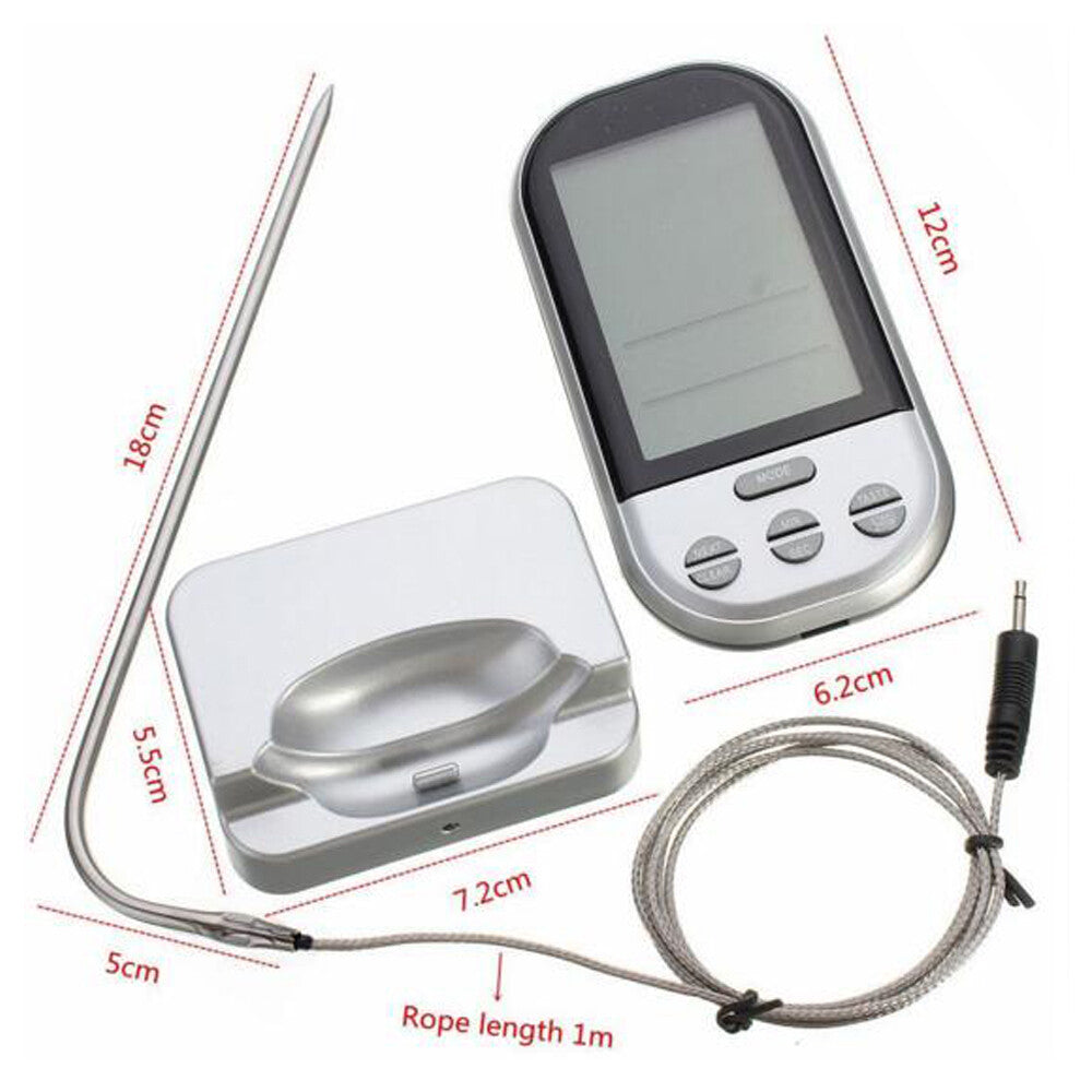 Wireless BBQ Thermometer Electronic Thermometer Kitchen Food Thermometer