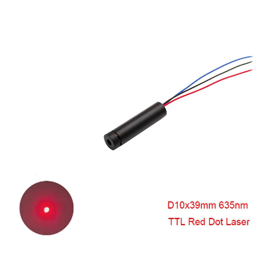 635nm 10mm 1mW 5mW 10mW Red Dot Laser Module PWM Modulate Red Laser Emitter Lamp