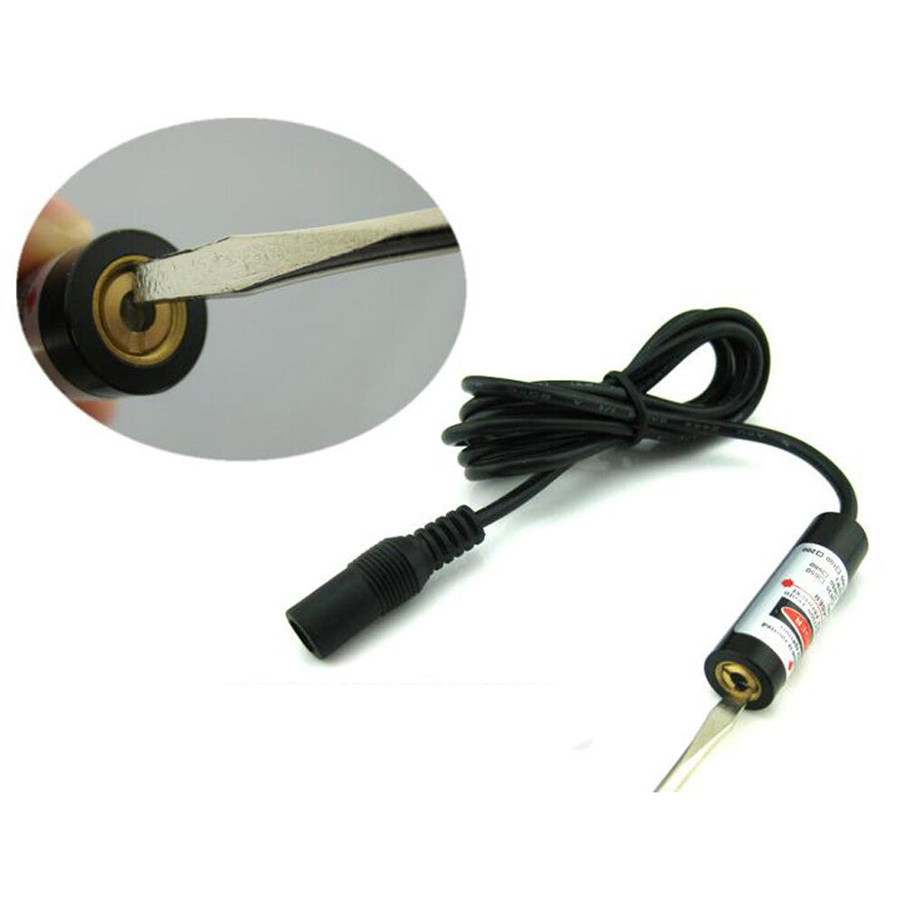 650nm 5mW 12x40mm 12V Adjustable Red Dot Line Cross Module 24V Laser Locator