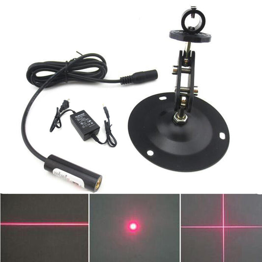 650nm 5mW 12x40mm 12V Adjustable Red Dot Line Cross Module 24V Laser Locator