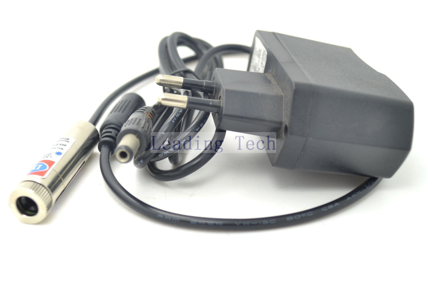 405nm 50mW Violet Focus Adjustable Blue Laser Module Lazer Diode w/AC Adapter