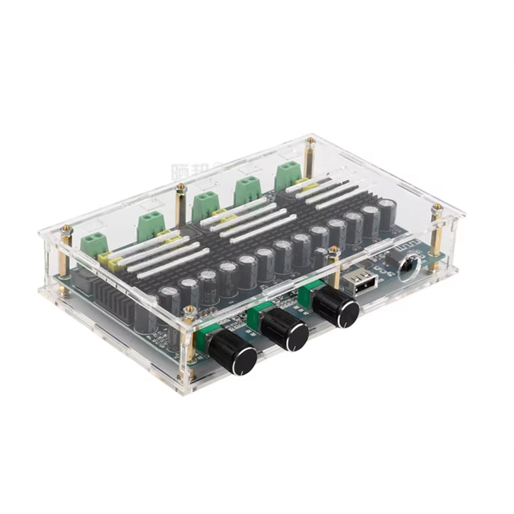 2x50W  2x100W Bluetooth Digital Power Amplifier Board 4 Channel Dual Bass Stereo