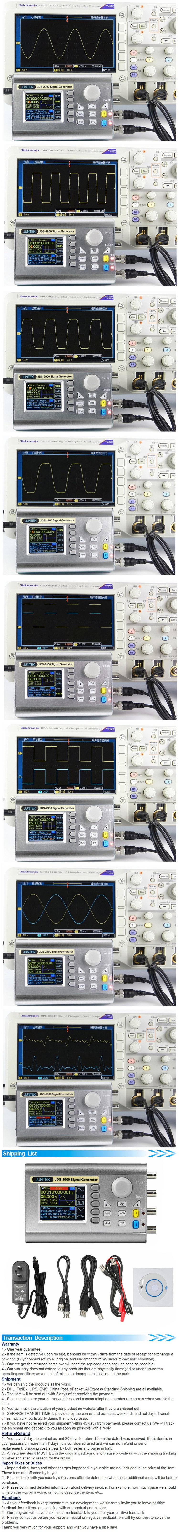 15MHZ Signal Generator Digital Dual-channel DDS Signal Generator frequency meter