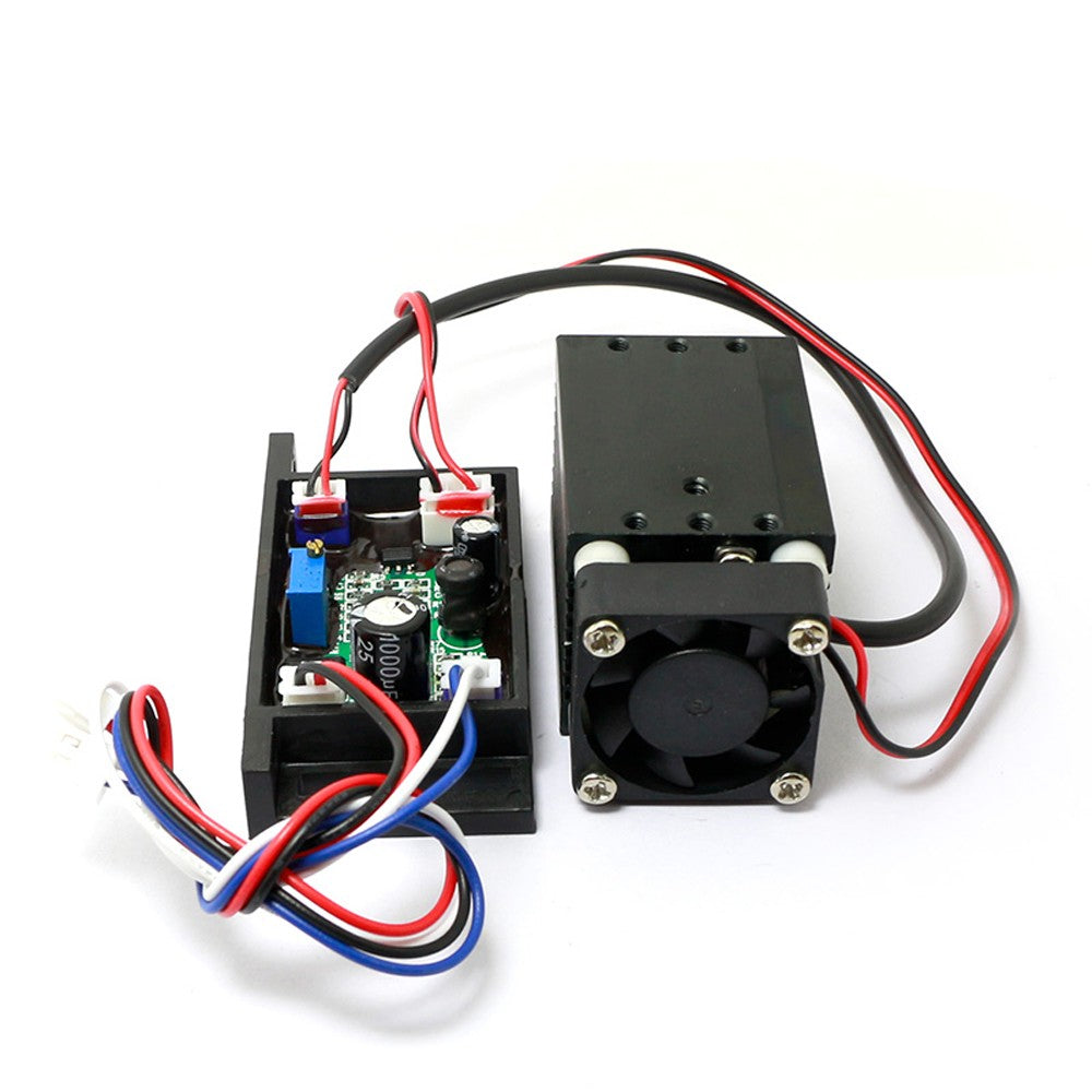 445nm 450nm 500mW Blue Laser Dot Module 12V+ TTL+ Fan Cooling-Working Long time