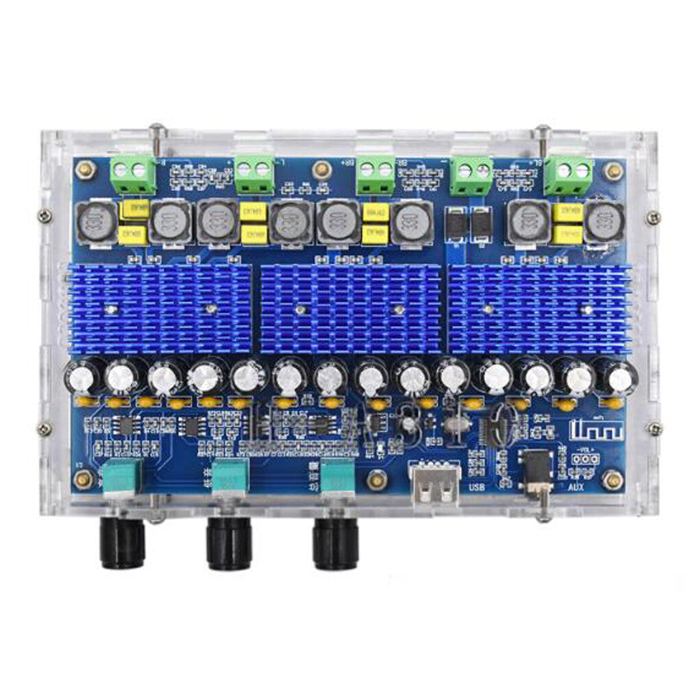 2x50W  2x100W Bluetooth Digital Power Amplifier Board 4 Channel Dual Bass Stereo