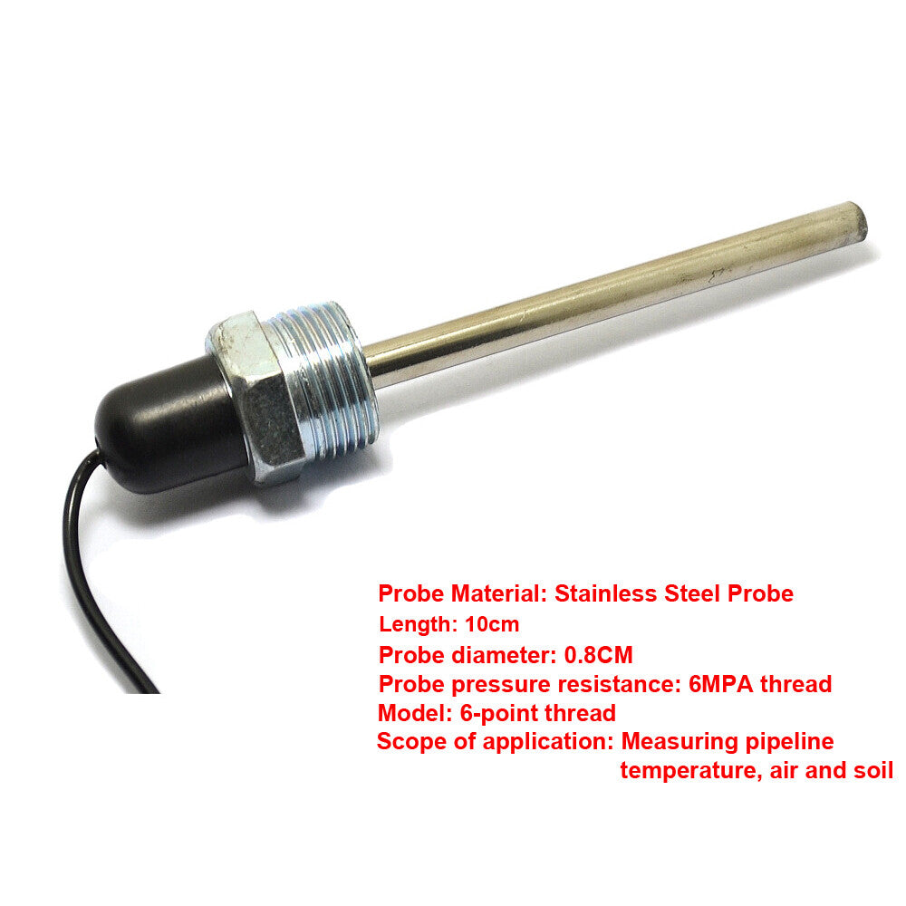 220V 50m-150m High Precision Plug Digital Thermometer w/Probe Water Temperaturer