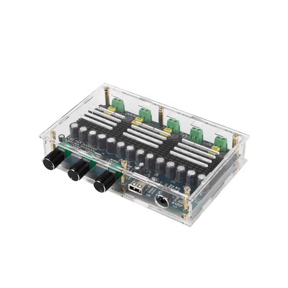 2x50W  2x100W Bluetooth Digital Power Amplifier Board 4 Channel Dual Bass Stereo