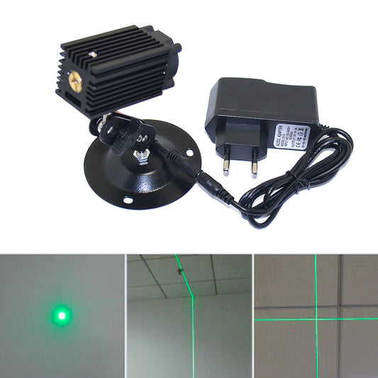 532nm 10mW-200mW 12V Line Cross Dot High Power Green Light Laser Module Locator