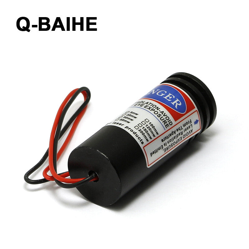 405nm 150mW Violet/Blue Focusable Laser Dot Module 18x45mm with Cable