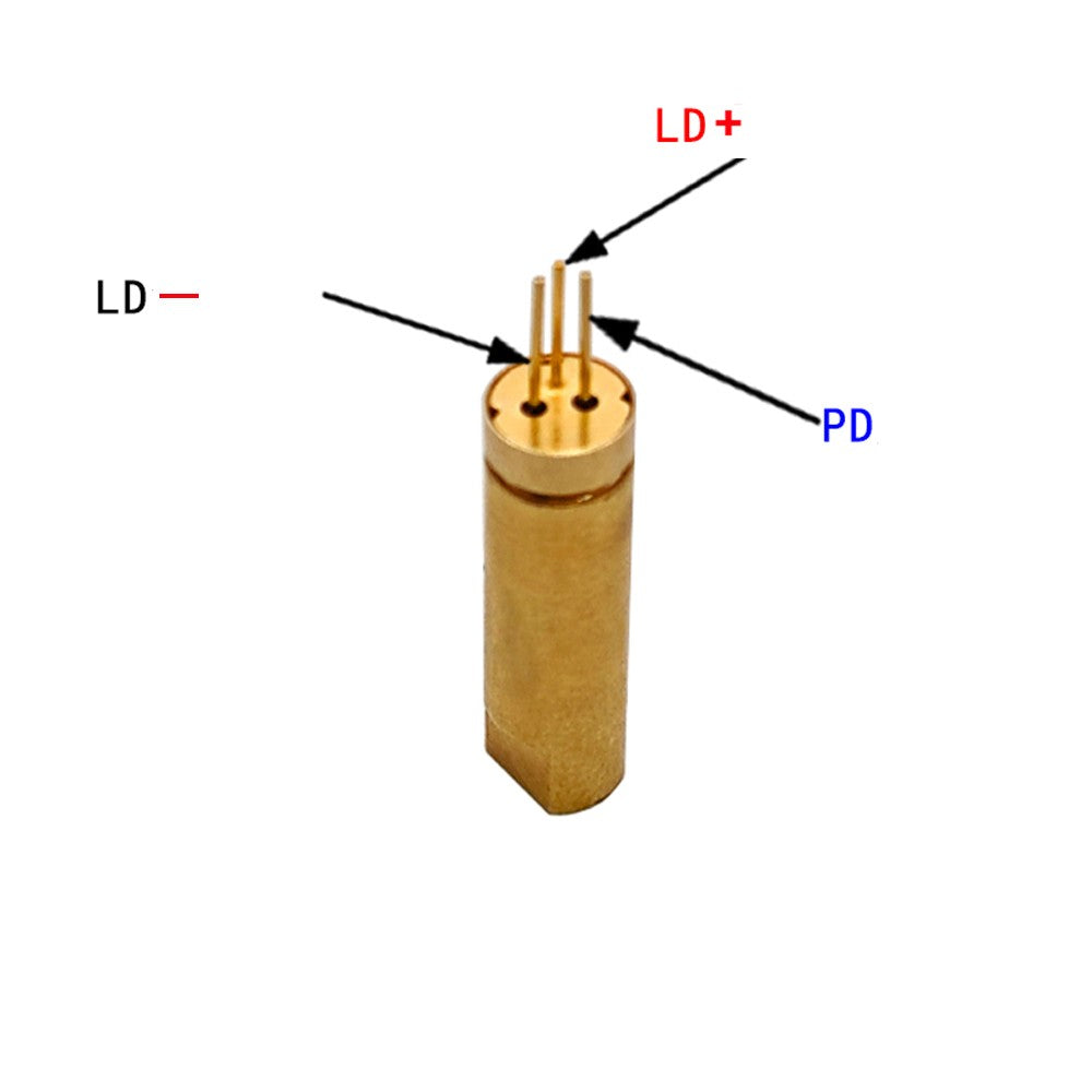 Φ6X21mm 650nm 5mW 10mW Three Pin Straight Insertion Without Driver Laser Module