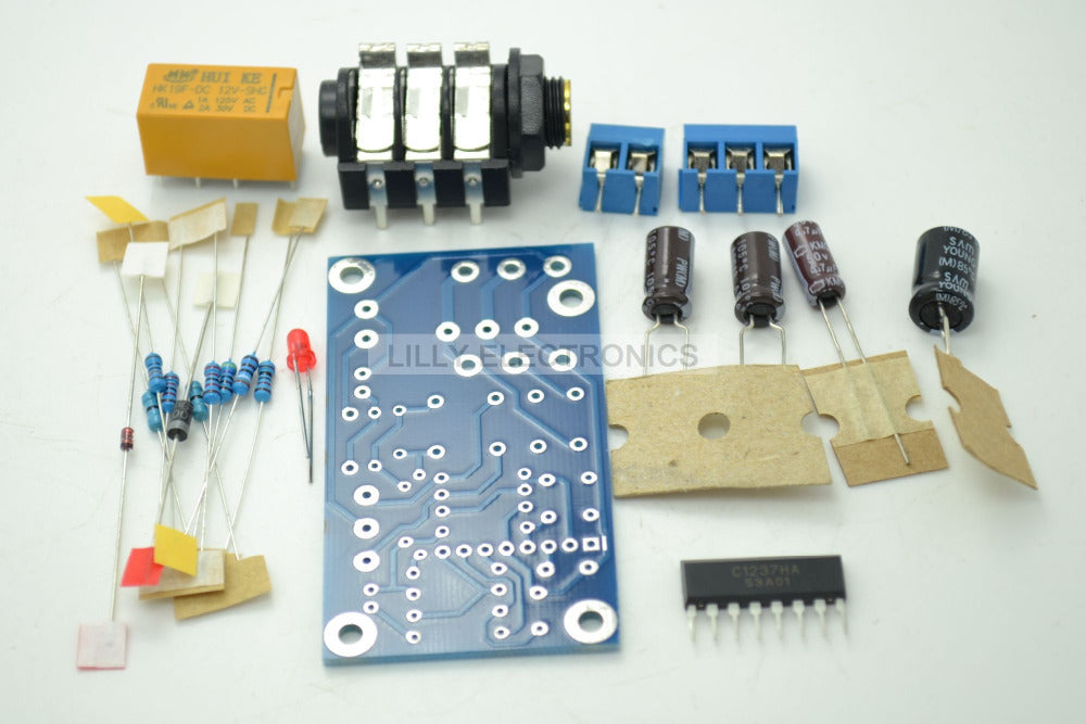 Diy Kit UPC1237 Headphone Protector Delay AC Protection AC 9V