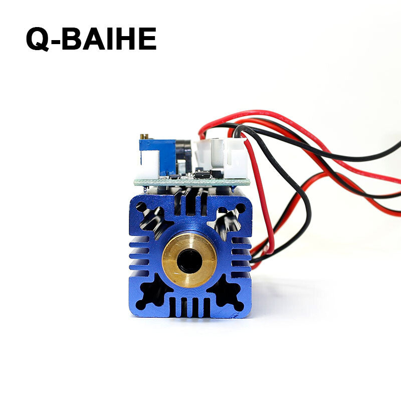 405nm 150mW Violet/Purple Laser Dot Module 12V+ TTL+ Fan Cooling- Working Long