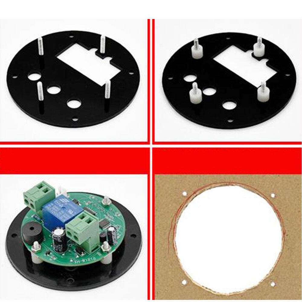 High Precision Temperature Controller Circular Digital Display Thermostat Round