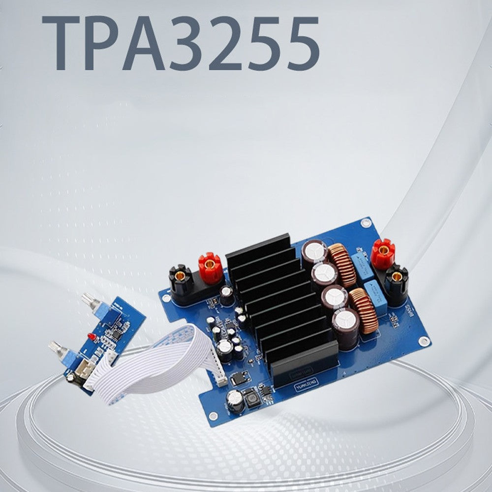 TPA3255 600W Mono HiFi Digital Subwoofer Amplifier Board Class D with Frequency Volume Control DC 24V-48V