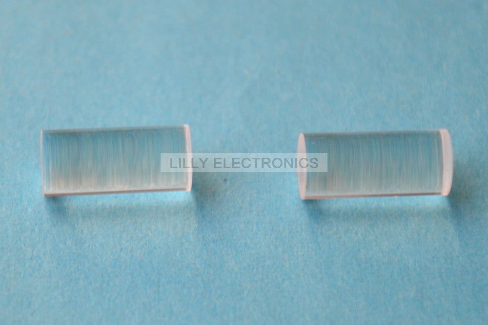 2pcs 120 degrees Cylinder Line Lens Laser Line Lens 5x11mm DIY Glass Lab