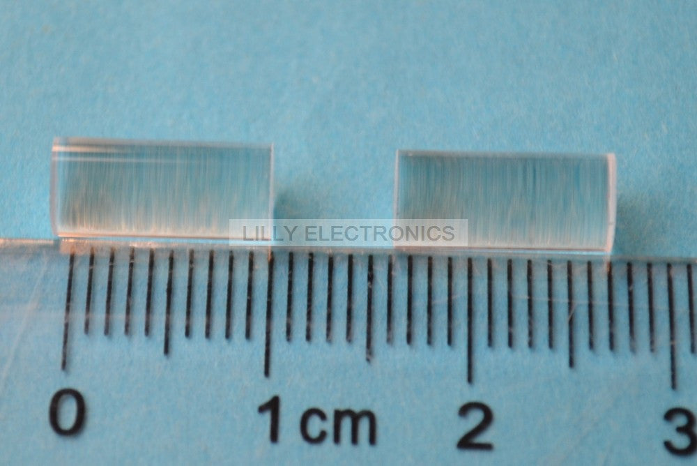 2pcs 120 degrees Cylinder Line Lens Laser Line Lens 5x11mm DIY Glass Lab