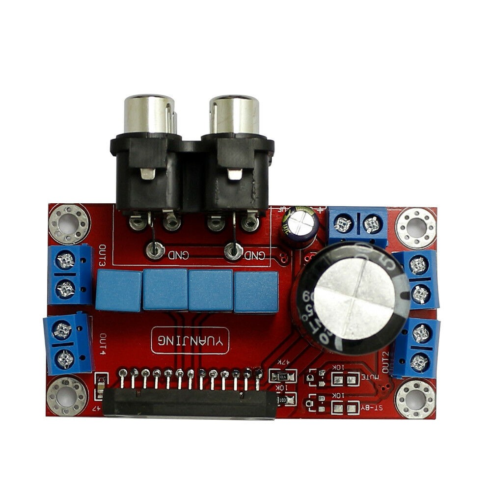 TDA7850 4 Channel Car Audio Amplifier Board 12V AV Interface DIY AMP Board 4x50W