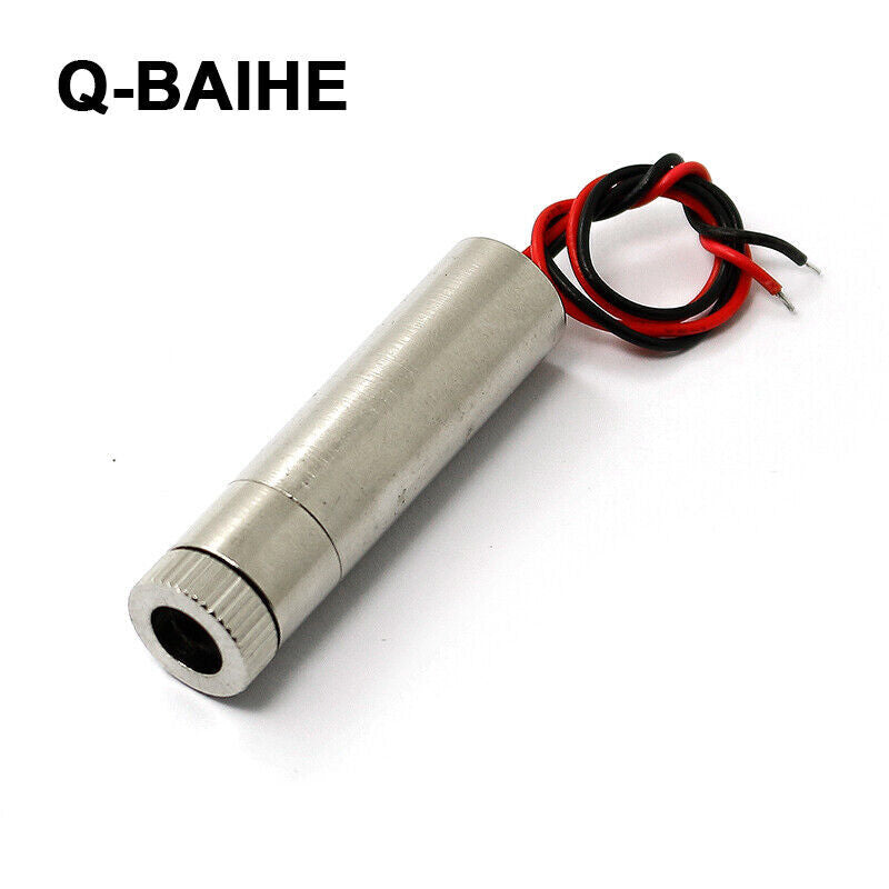 New 650nm 5mW Red Laser Dot Diode Module 12x40mm w/ Cap & Driver in