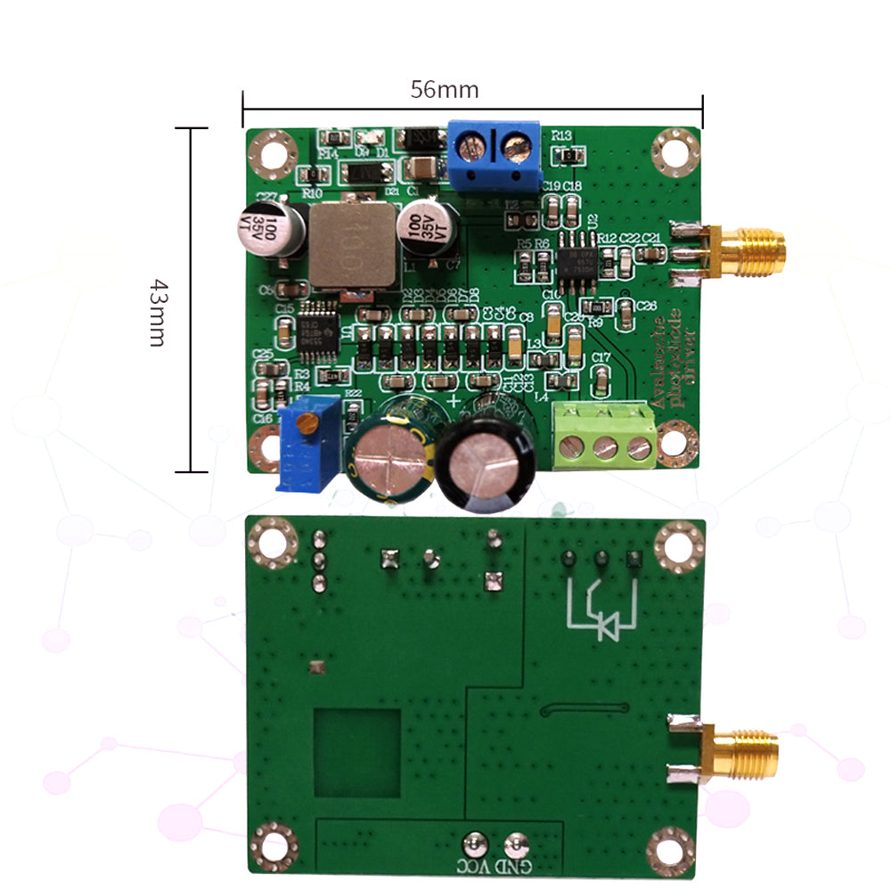 IV Conversion Amplifier Module APD Avalanche Photodiode Drive Photoelectric Signal Current To Voltage