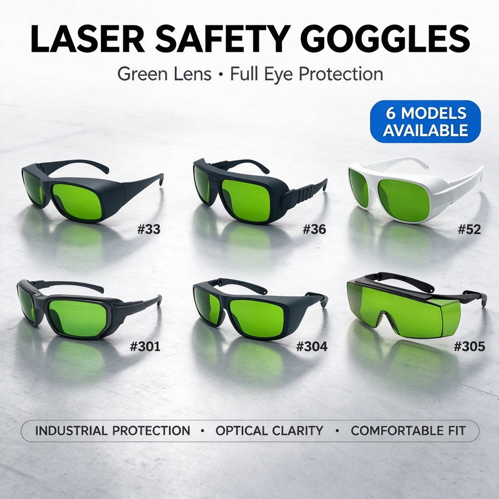 Laser Safety Glasses | 450/650/808/980nm OD6+ OD7+ for Red & Diode Laser, Laser Dentistry