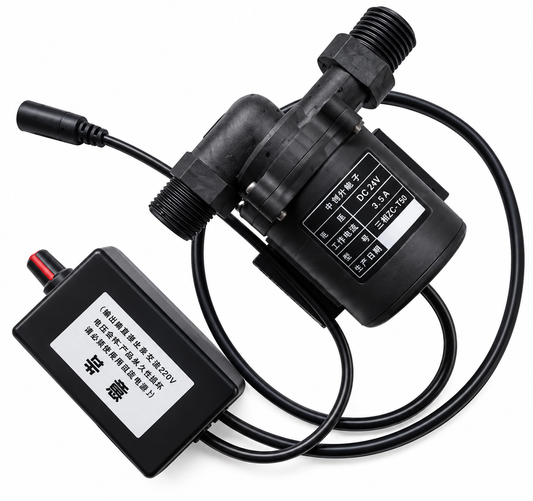 24V DC Brushless High Temperature Circulation Water Pump 1750L/H 13M Head IP68 – ZC-T50